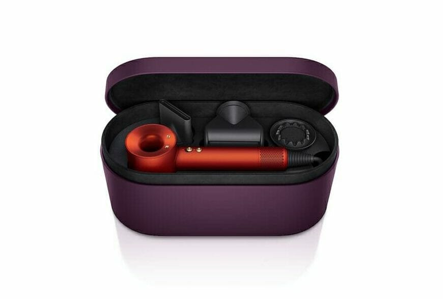 100dyson supersonic topaz orange in byzantine box 006