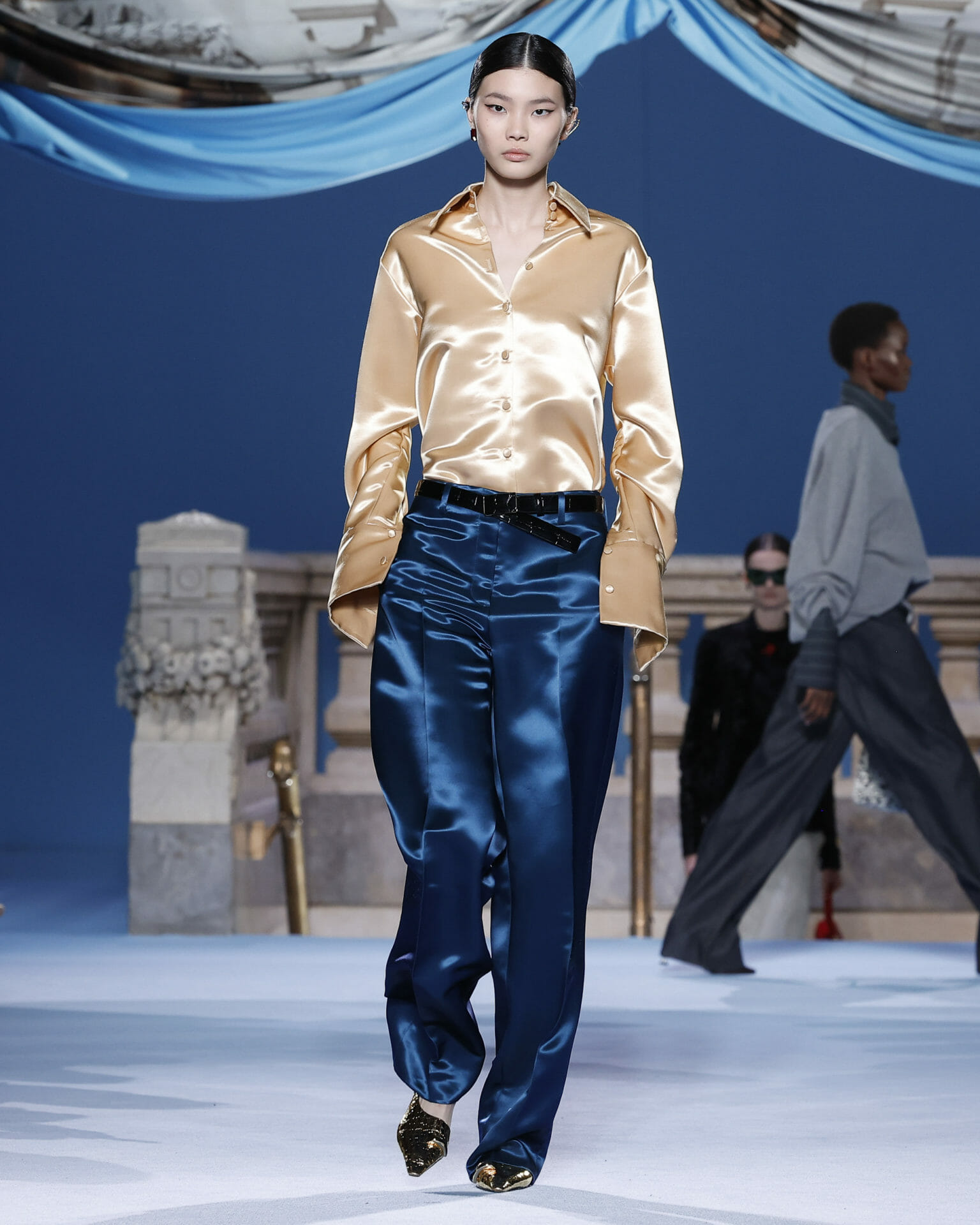 nyfw: ulla johnson fall winter 2023 2024,february 10 2023 new york ny