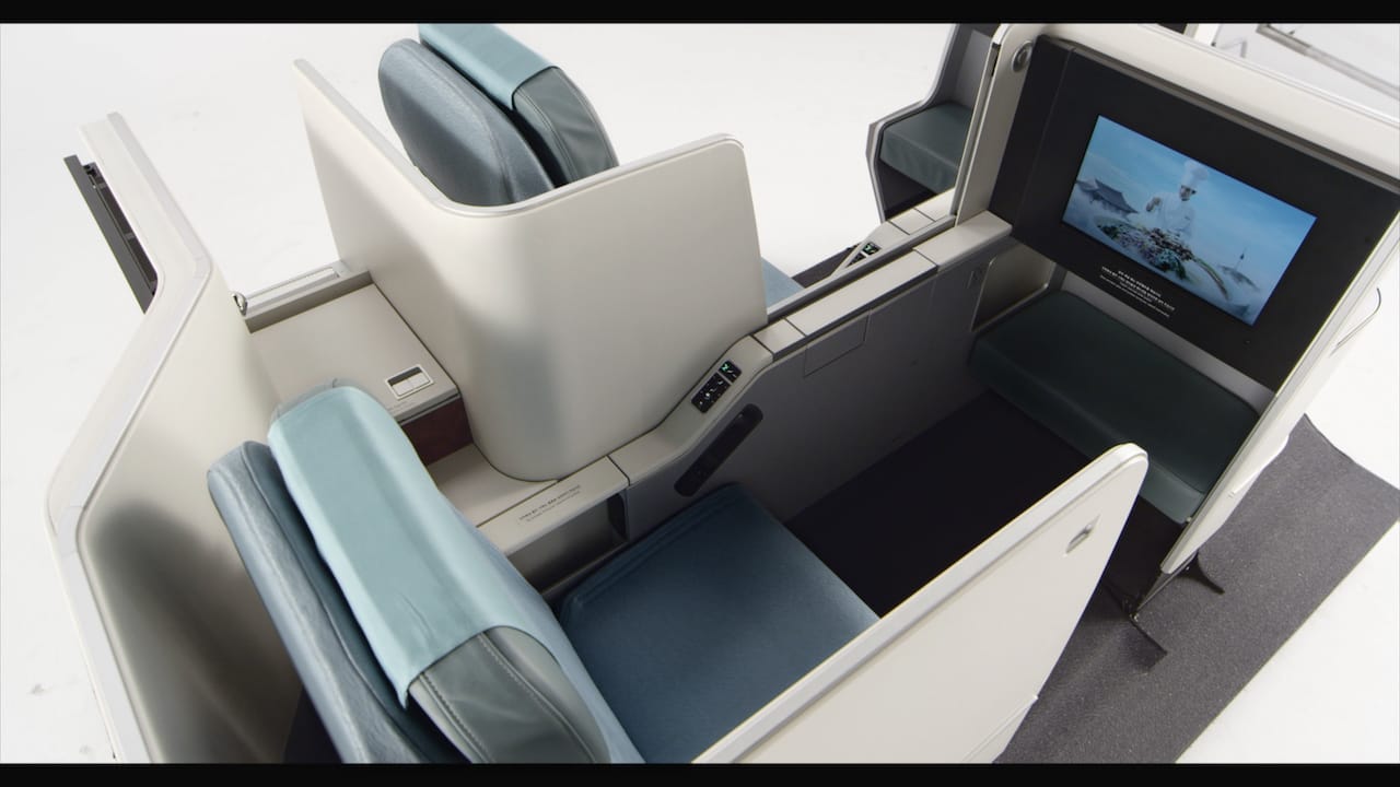 b777 300er new seat 마이크로사이트 동영상 캡쳐분
