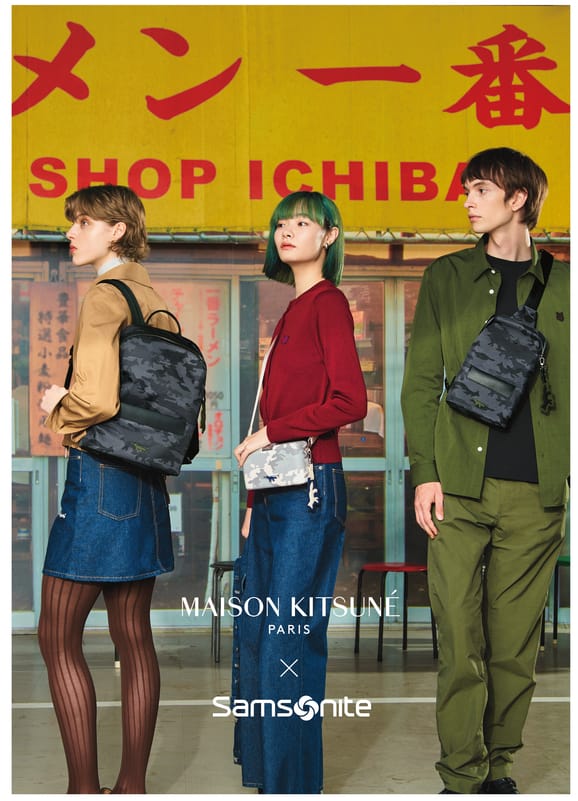 portrait maison kitsune x samsonite 2