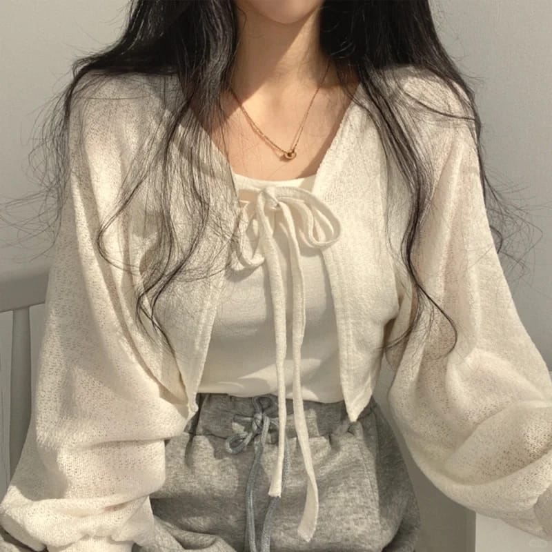 🇲🇾短款开杉v领长袖防晒外套 4 ele studio 十一 来自小红书网页版 (1)