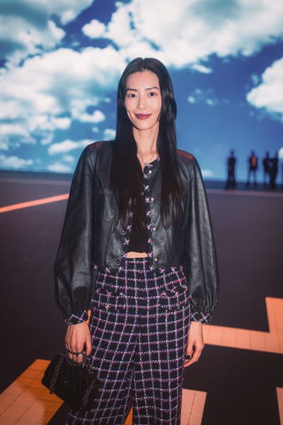 chanel liu wen chanel cruise replica 23 24 show november 2nd 3 hd