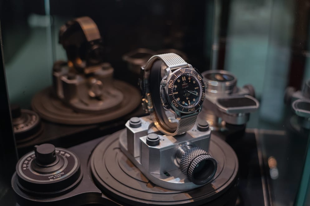 planet omega ny exhibition bond watch