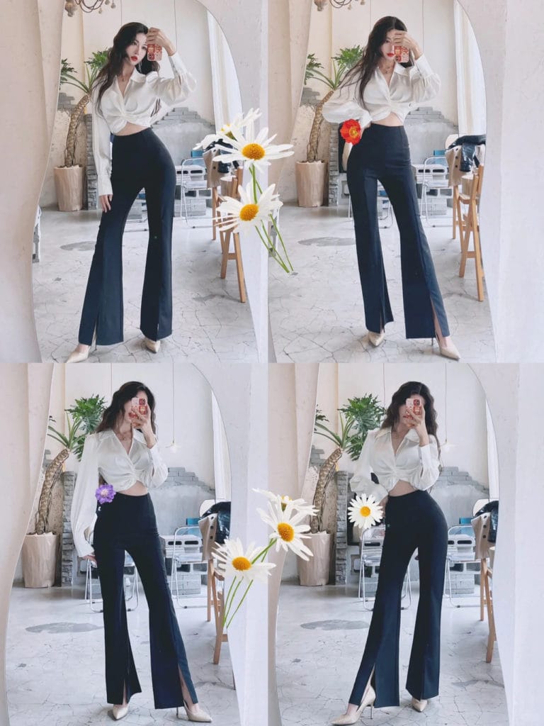 高腰阔腿裤+高跟鞋=港风美女 1 玛蒂尔达mm 来自小红书网页版