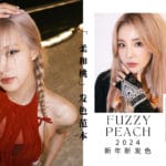 2024 fuzzy peach pantone hair colour citta bella (9)