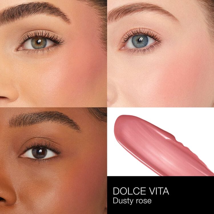 nars su23 afterglowcollection liquidblush pdpcrops glbl model dolce vita