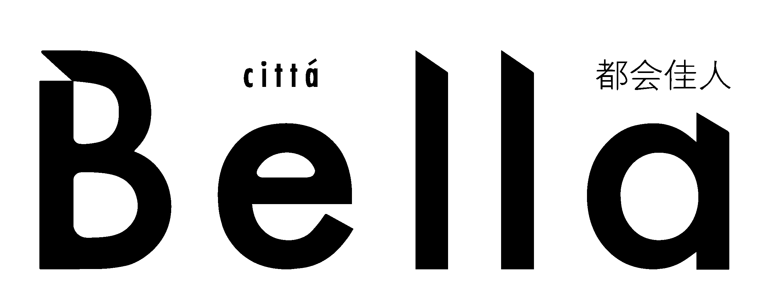 citta bella logo black