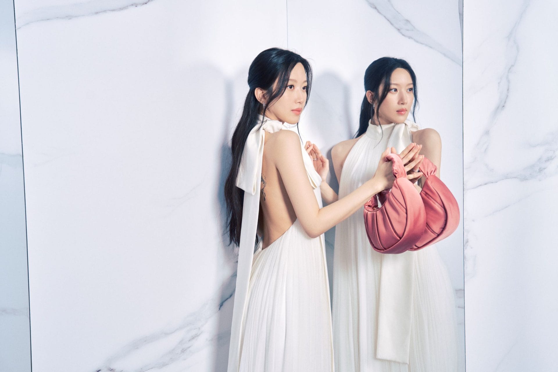 mun ka young with tumi asra small crossbody