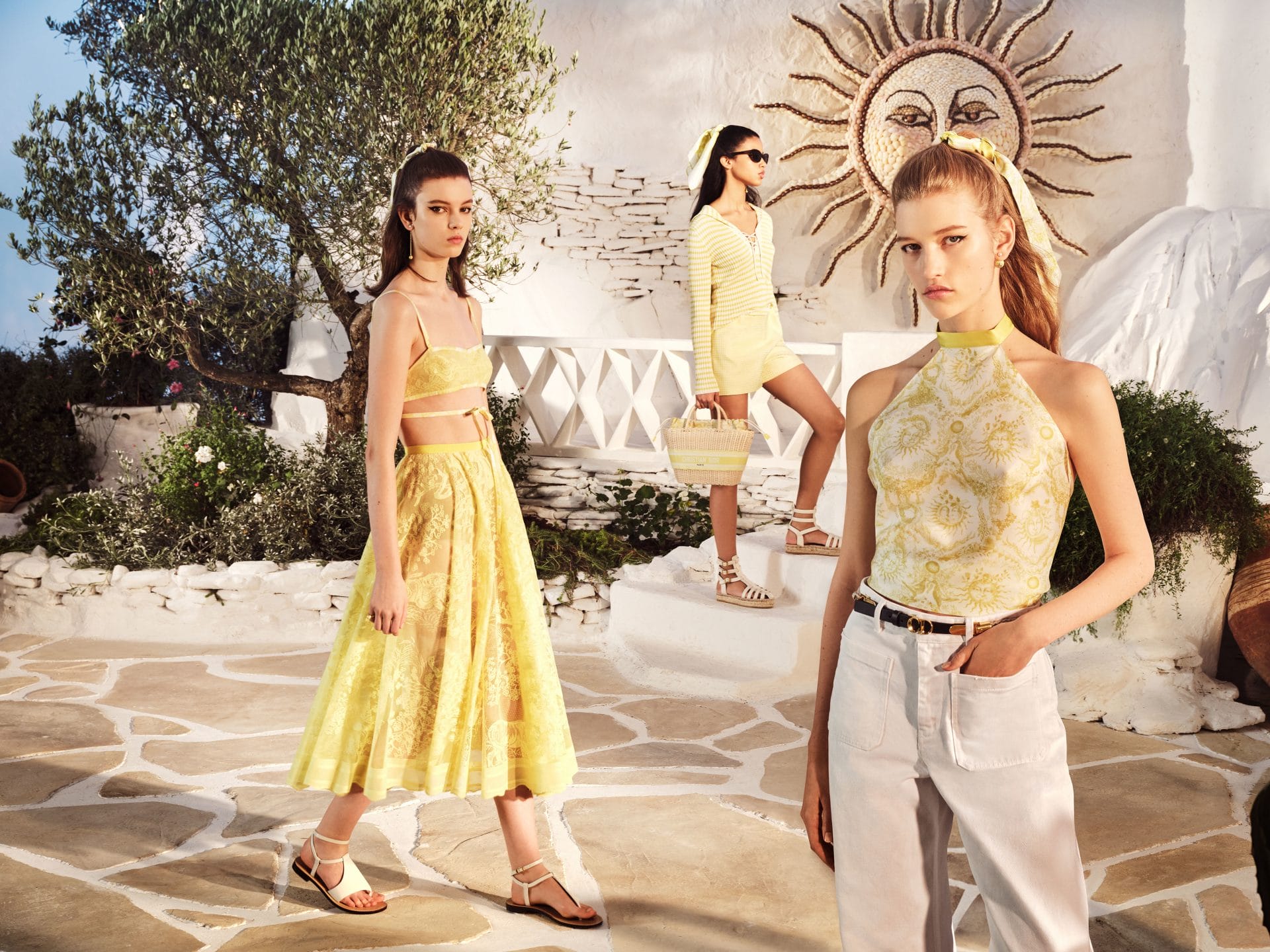 22 dior mode femme fall 2024 dioriviera capsule look 22