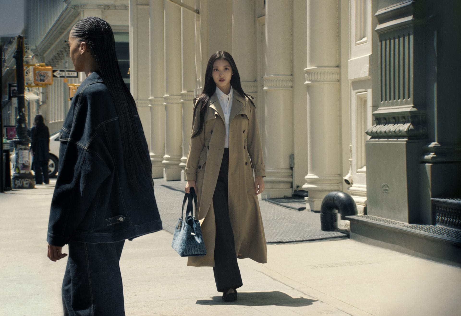 fall 24 denim dior oblique campaign with haerin © tanya & zhenya posternak 3