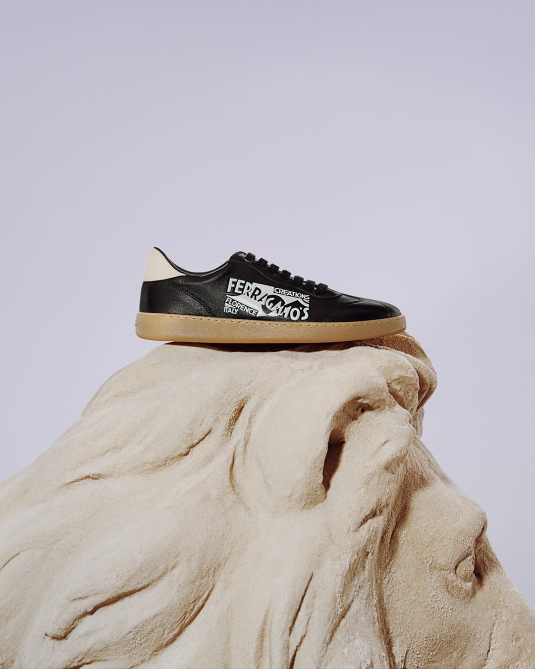 ferragamo pf24 still life m black sneaker 036